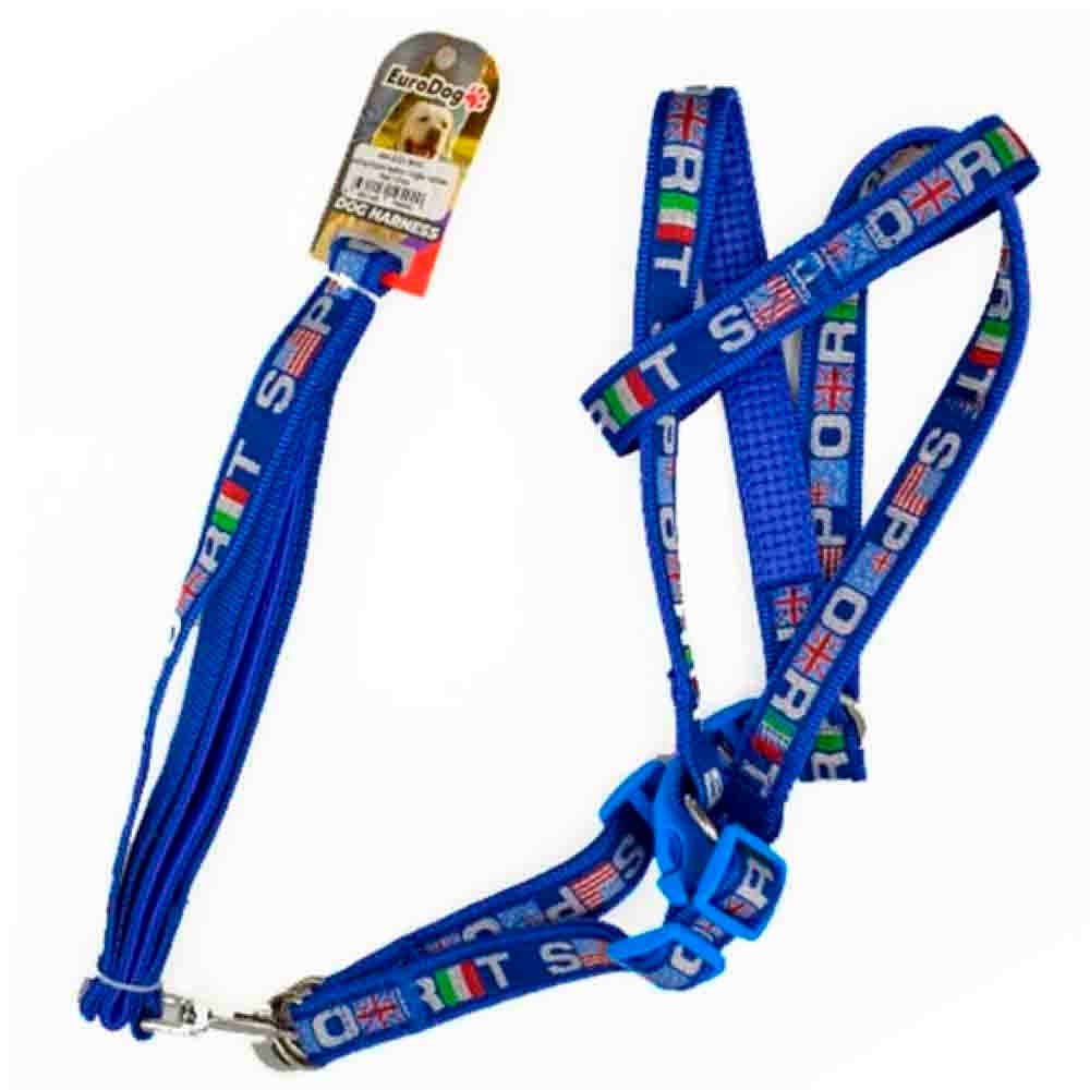 Eurodog Köpek Uzatma Tasması+Göğüs Tasması 120 Cm Mavi 8681144194040 Amazon Pet Center