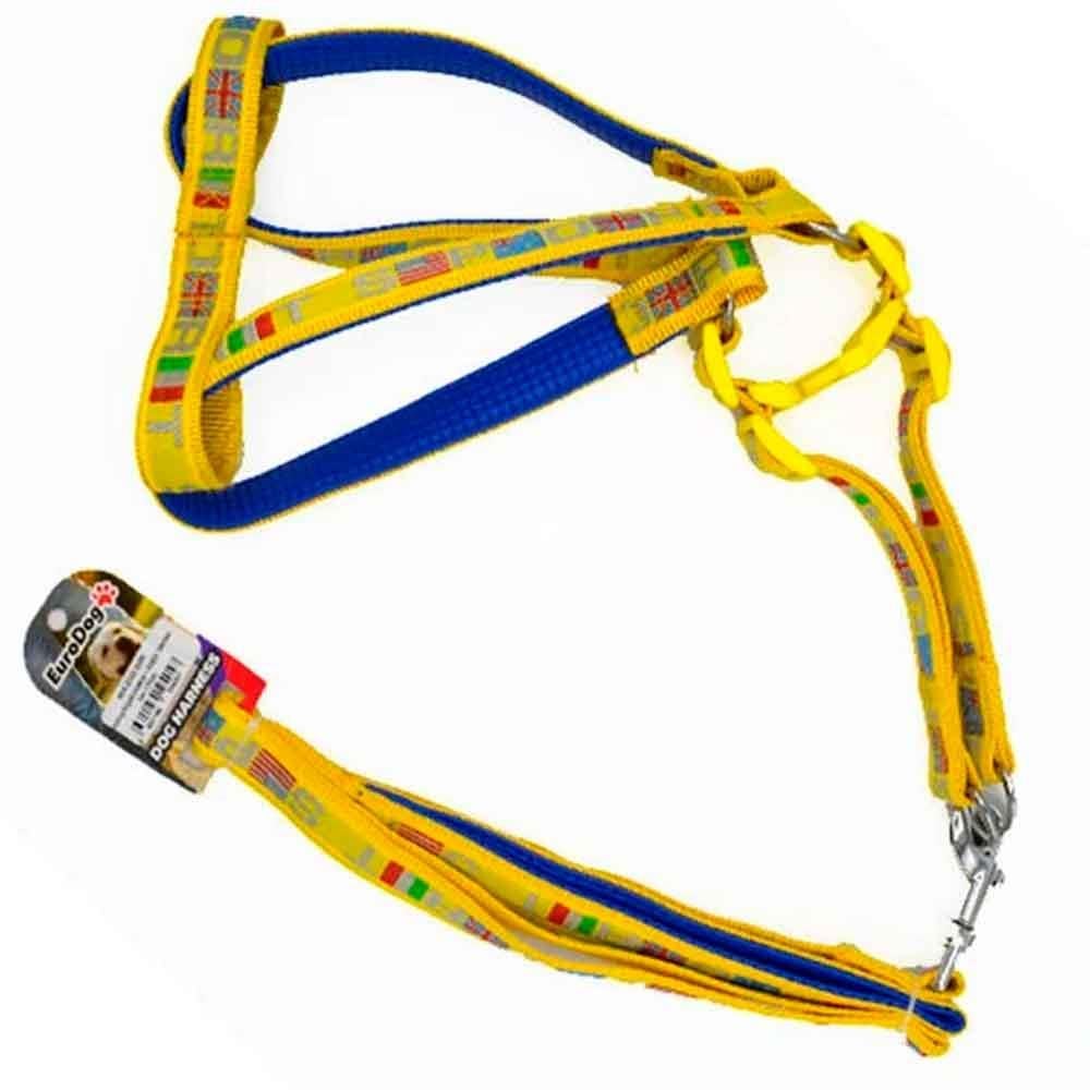 Eurodog Köpek Uzatma Tasması+Göğüs Tasması 120 Cm Sarı 8681144194057 Amazon Pet Center