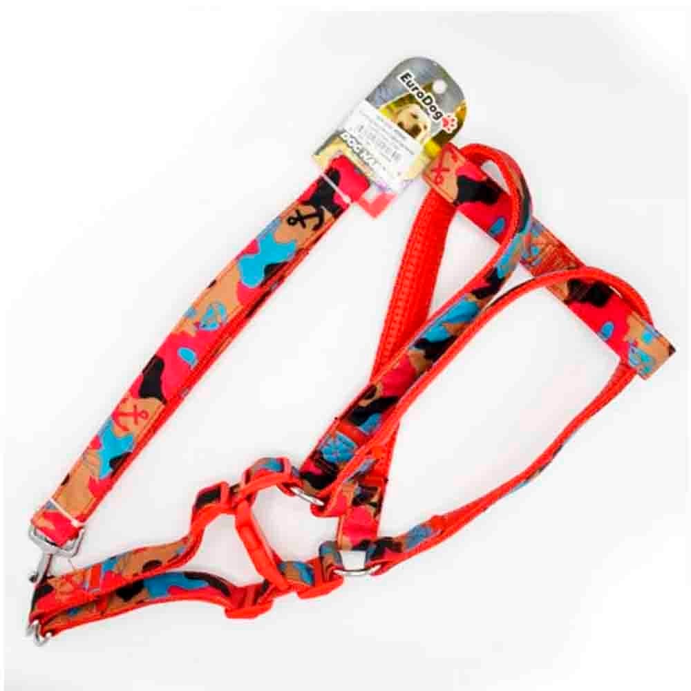Eurodog Köpek Uzatma Tasması+Göğüs Tasması 120 Cm Pembe Kamuflaj 8681144194644 Amazon Pet Center