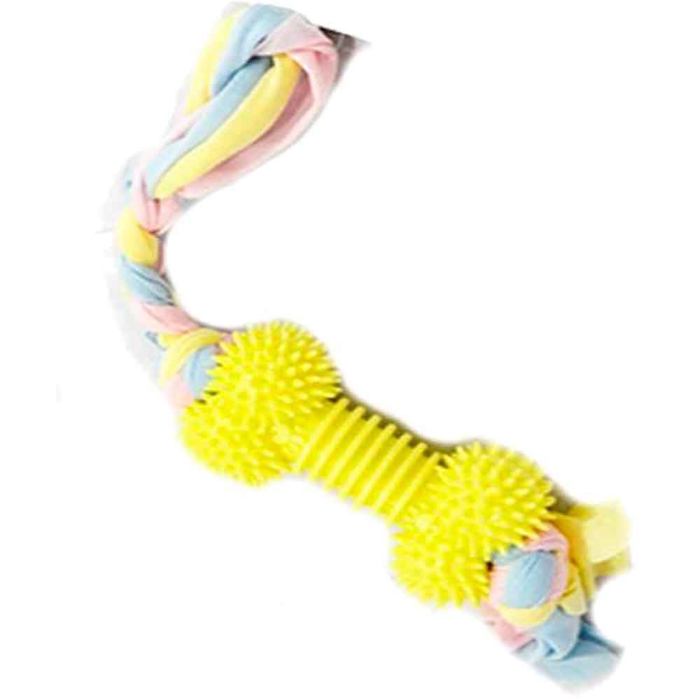 EuroDog Puppy Toys Diş İpli Kauçuk Kemik Yavru Köpek Oyuncağı Sarı 43 Cm 8681144191858 Amazon Pet Center