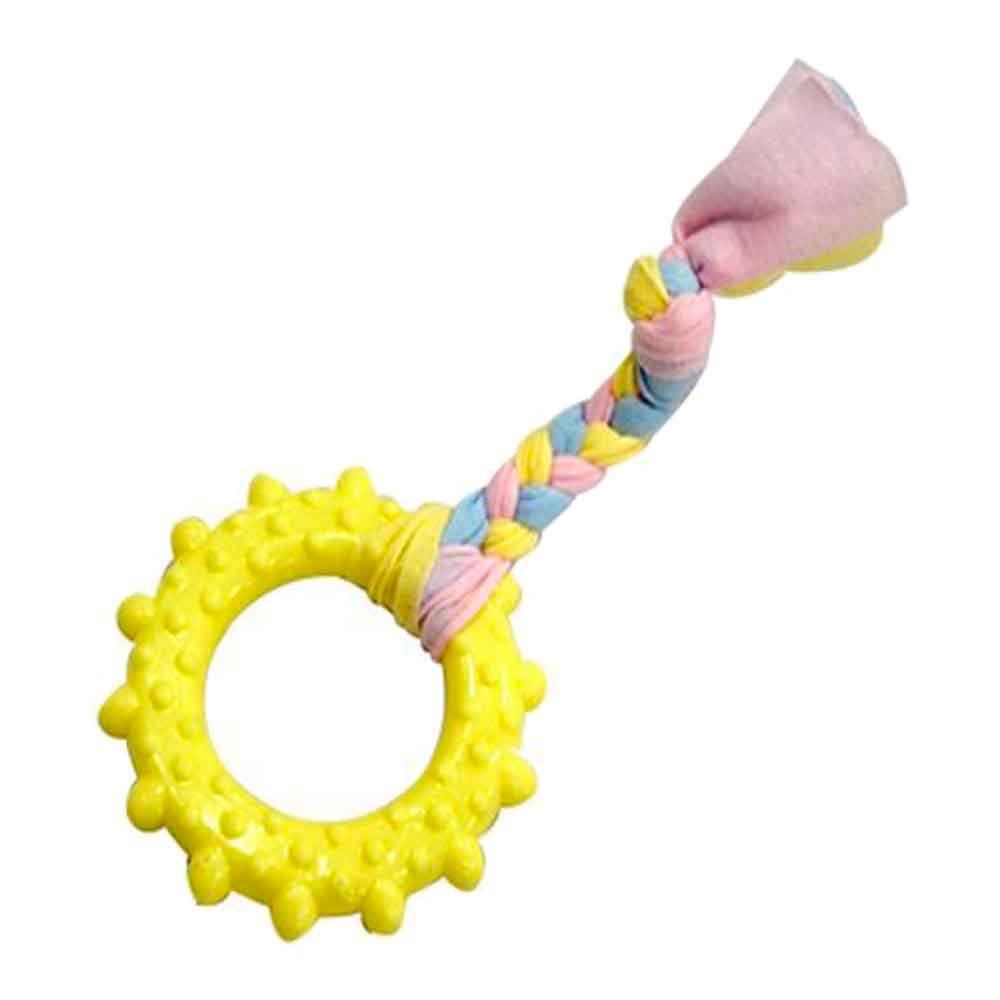 Eurodog Puppy Toys Sarı Çark Diş Kaşıma Yavru Köpek Oyuncağı 18 Cm 8681144191773 Amazon Pet Center