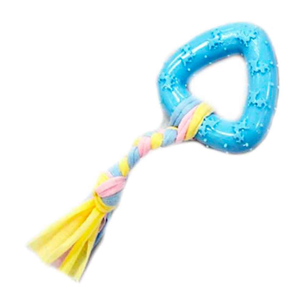 EuroDog Puppy Üçgen Diş Kaşıma Köpek Oyuncağı Mavi 19 Cm 8681144191988 Amazon Pet Center