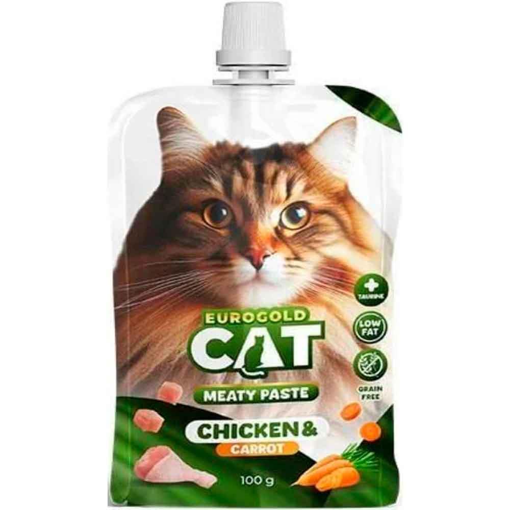 EuroGold Cat Et Ezmesi Tavuk Havuç 100 Gr 8681144151753 Amazon Pet Center