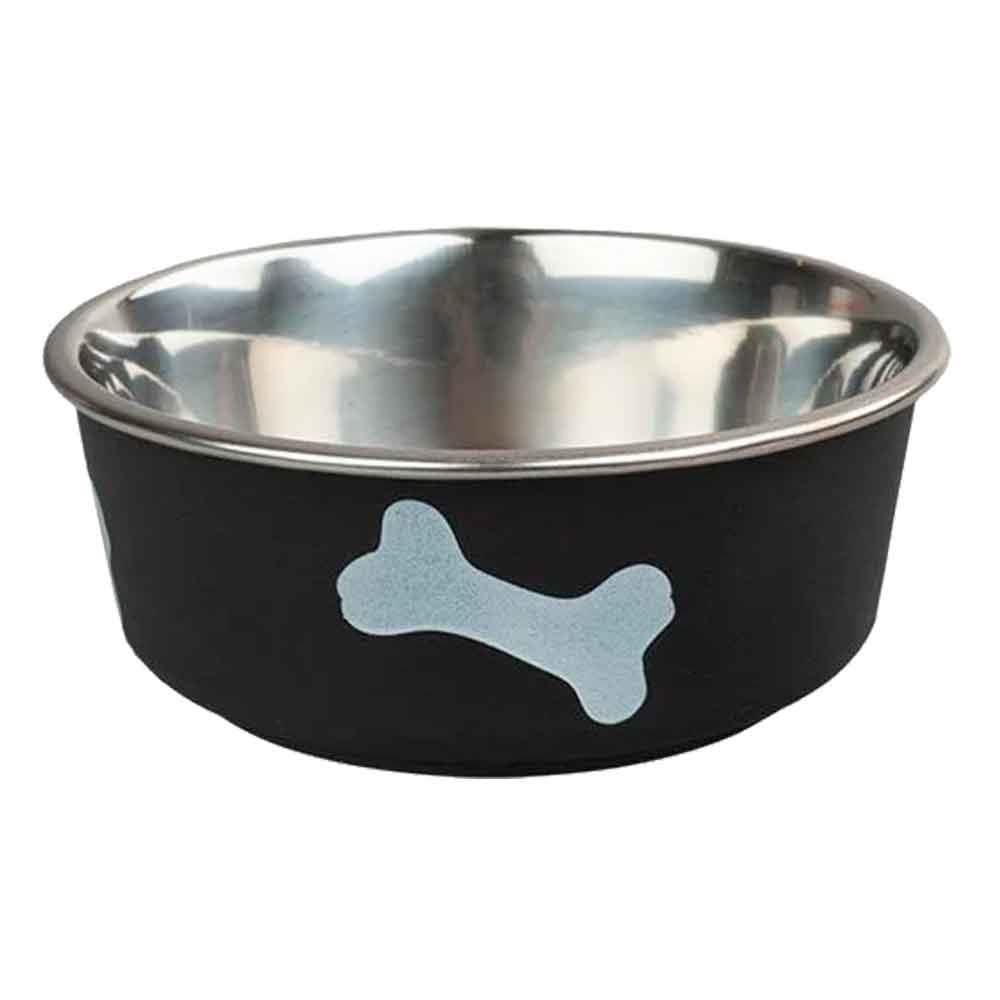 Eurogold Desenli Metal Mama ve Su Kabı Siyah 12 Cm 8699004244606 Amazon Pet Center