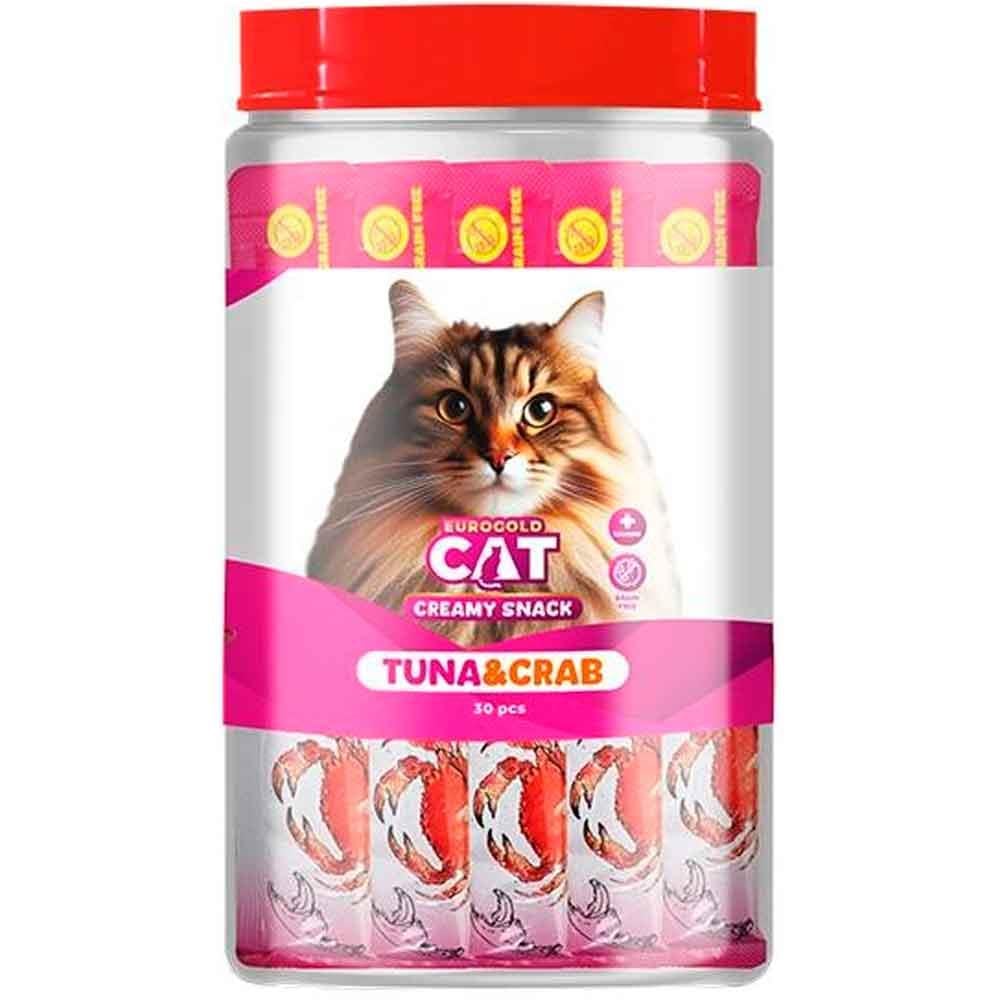 Eurogold Kedi Ödülü Ton Balığı ve Yengeçli 30X15 Gr 8681144151722 Amazon Pet Center