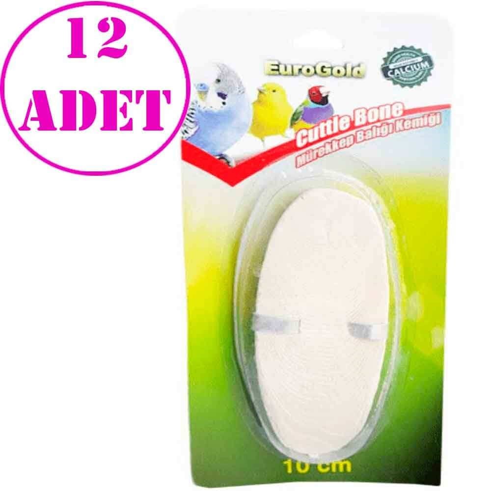​Eurogold Mürekkep Balığı Kemiği Tekli 10 Cm 12 AD 32122336 Euro Gold Kuş Gaga Taşları Amazon Pet Center