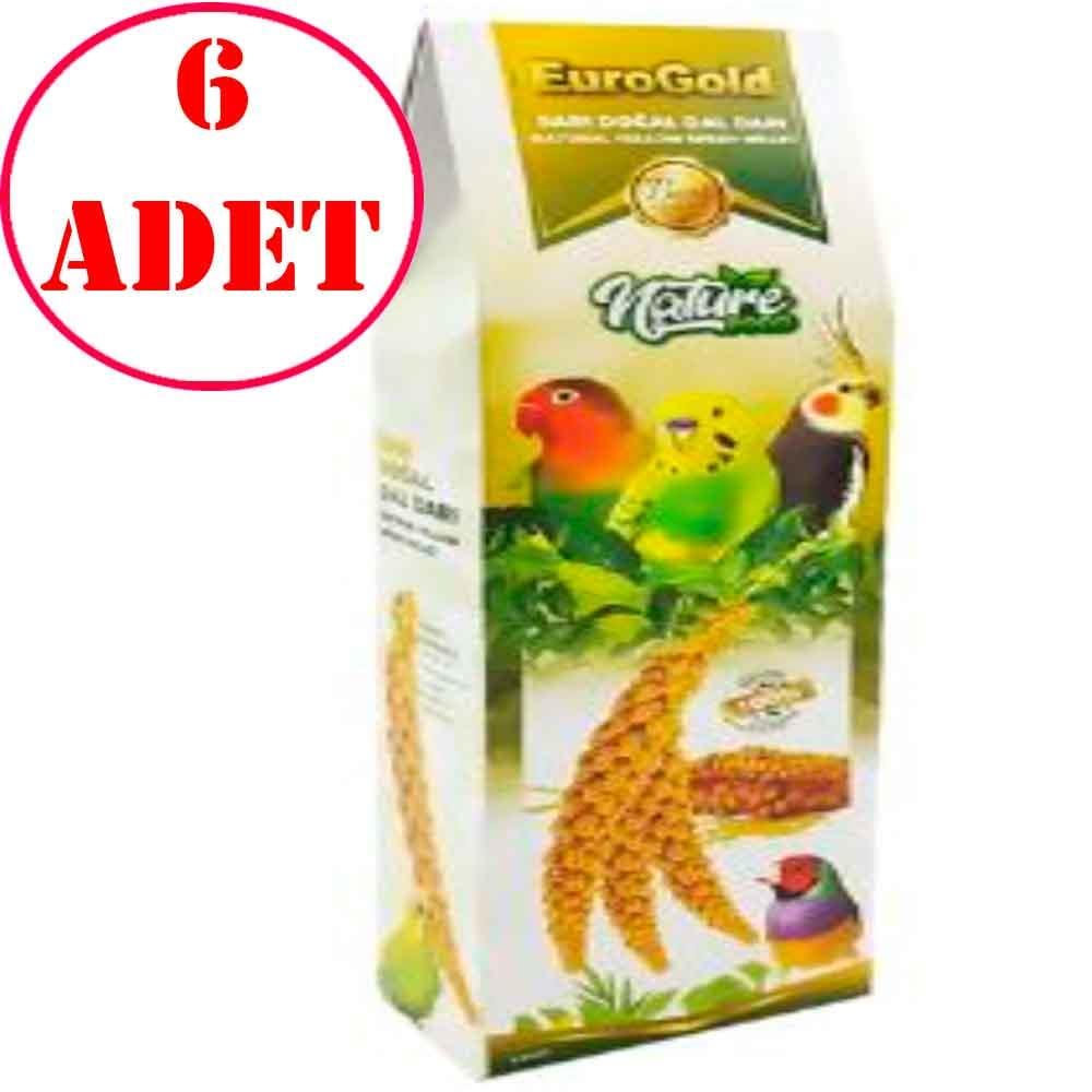 Eurogold Sarı Doğal Dal Darı Kuş Yemi 5'li Paket 6 AD 32107869 Amazon Pet Center