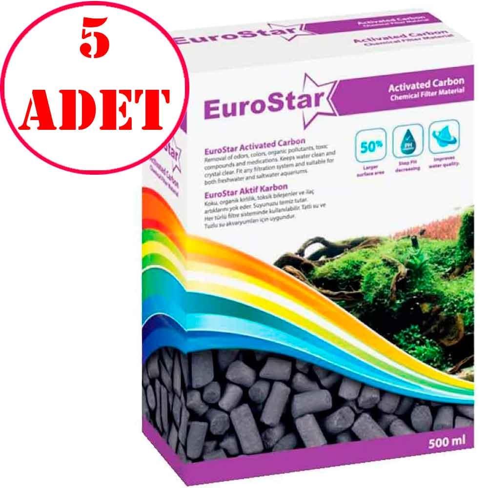 Eurostar Aktif Karbon Akvaryum Filtre Malzemesi 500 ml 5 AD 22191007 Amazon Pet Center