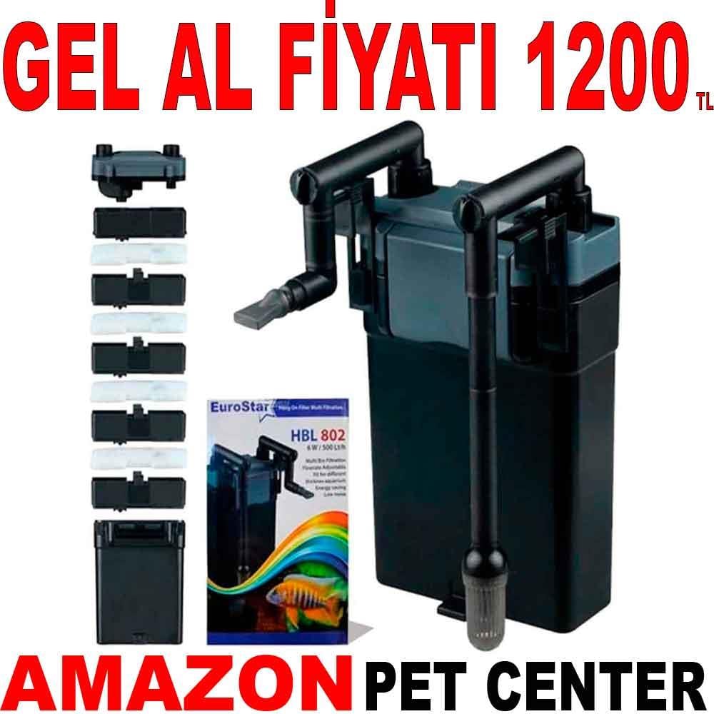 Eurostar HBL802 Askı Dış Filtre 500Litre/H 20076009 Amazon Pet Center