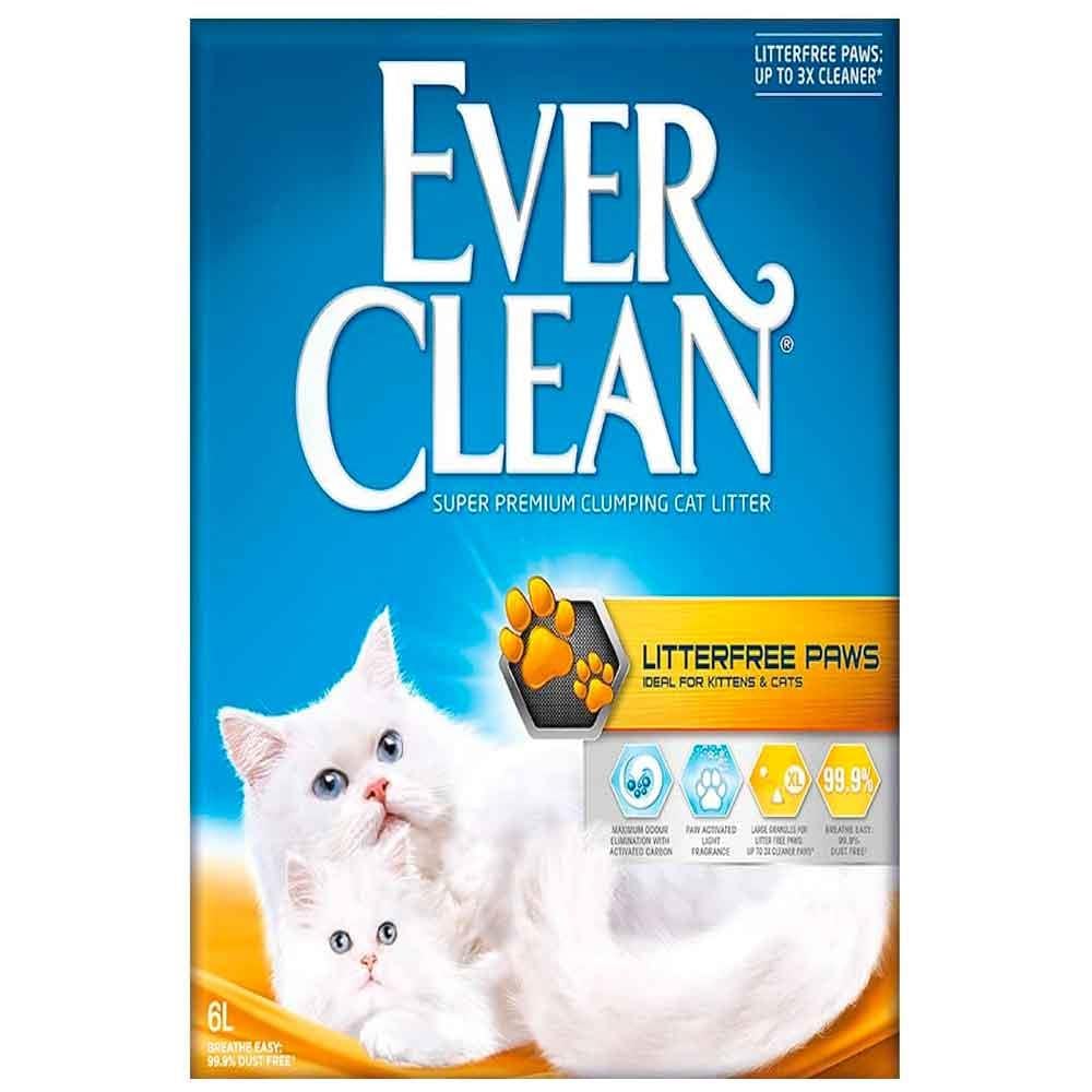 Ever Clean Litter Free Paws kedi Kumu 6 Lt 5060412214124 Amazon Pet Center
