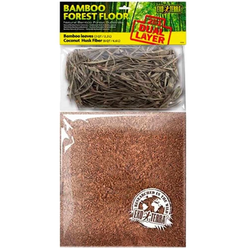 Exo Terra Bamboo Orman Taban Malzemesi 2,2 Lt 015561231411 Exo Terra Sürüngen Taban Malzemesi Amazon Pet Center