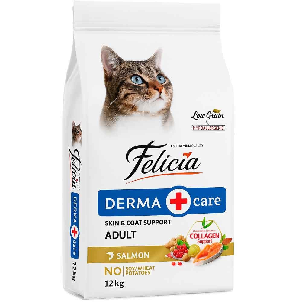 Felicia Kedi Maması Az Tahıllı Somonlu 12 Kg  8681299601318 Amazon Pet Center
