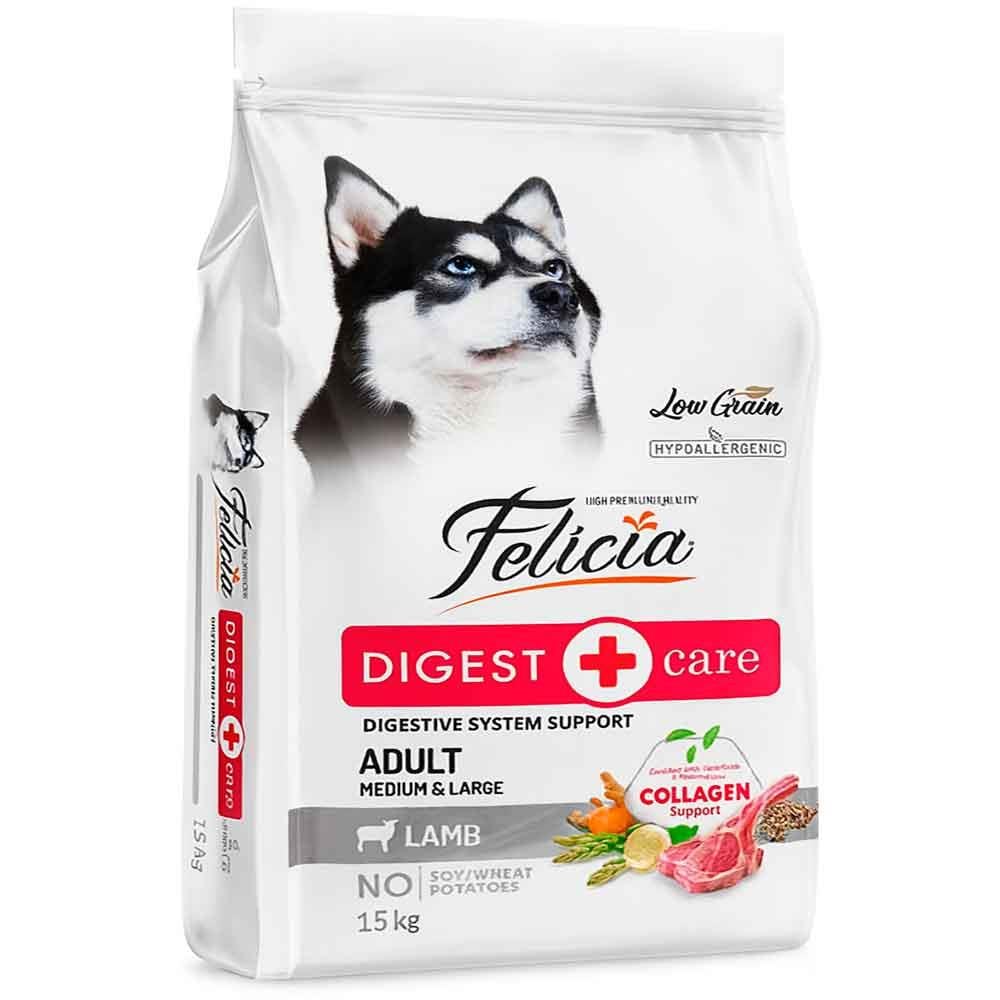 Felicia Köpek Maması Kuzu Etli Az Tahıllı 15 Kg 8681299601257 Amazon Pet Center
