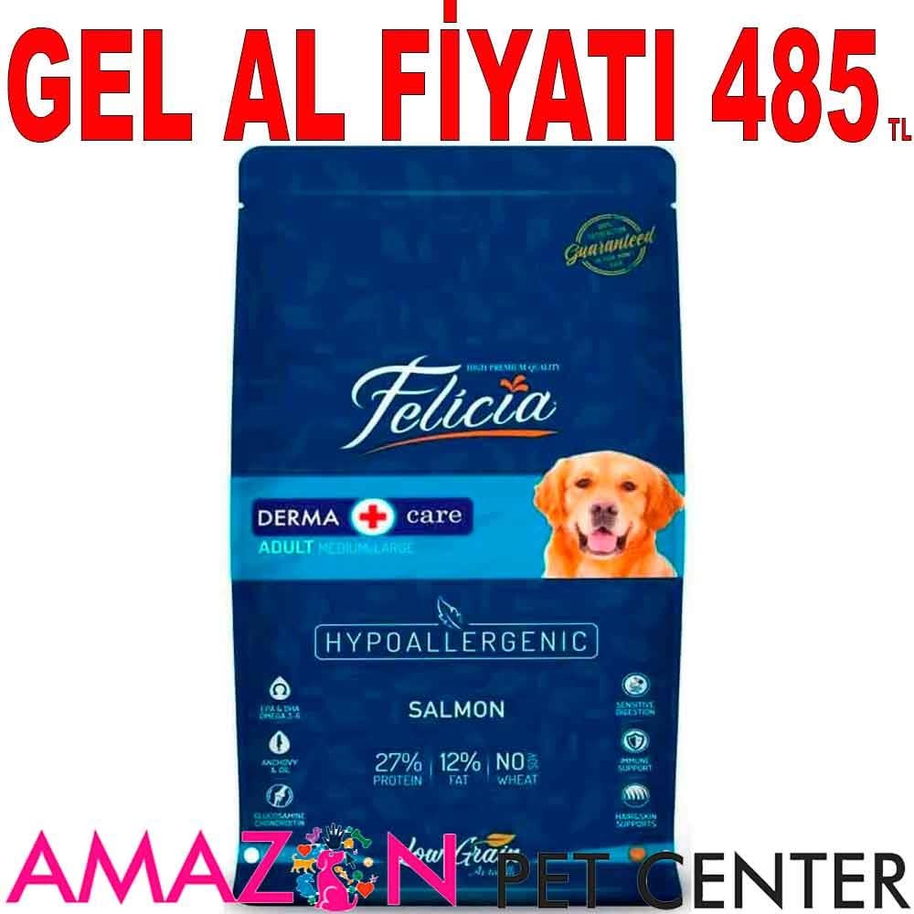 Felicia Köpek Maması Somonlu Az Tahıllı 3 Kg 18262001 Amazon Pet Center