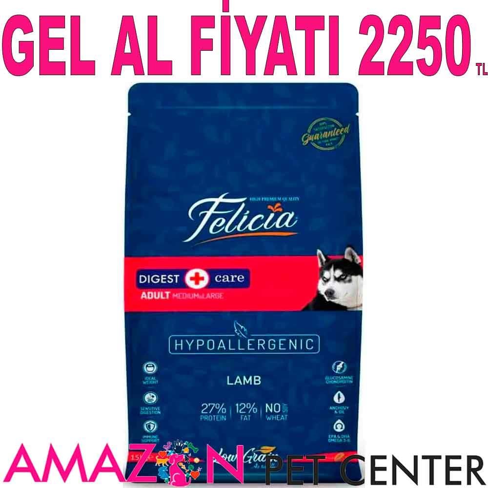 Felicia Kuzu Etli Köpek Maması 15 Kg 21668005 Amazon Pet Center