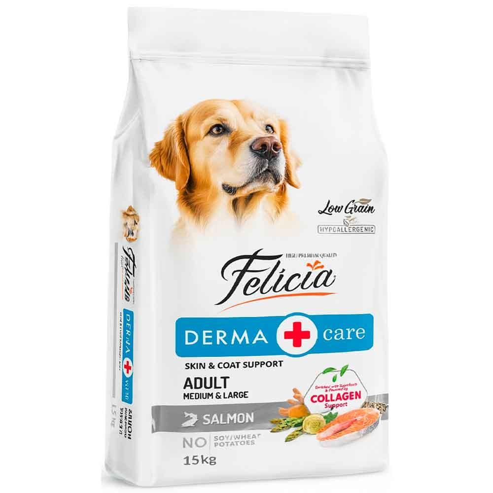 Felicia Somonlu Köpek Maması Az Tahıllı 15 kg 8681299601233 Amazon Pet Center