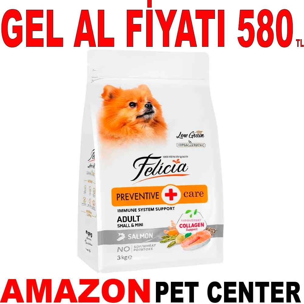 Felicia Somonlu Köpek Maması Az Tahıllı 3 Kg 18263008 Amazon Pet Center