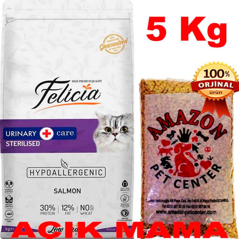 Felicia Sterilised Somonlu Kedi Maması Açık 5 Kg 32136067 Amazon Pet Center