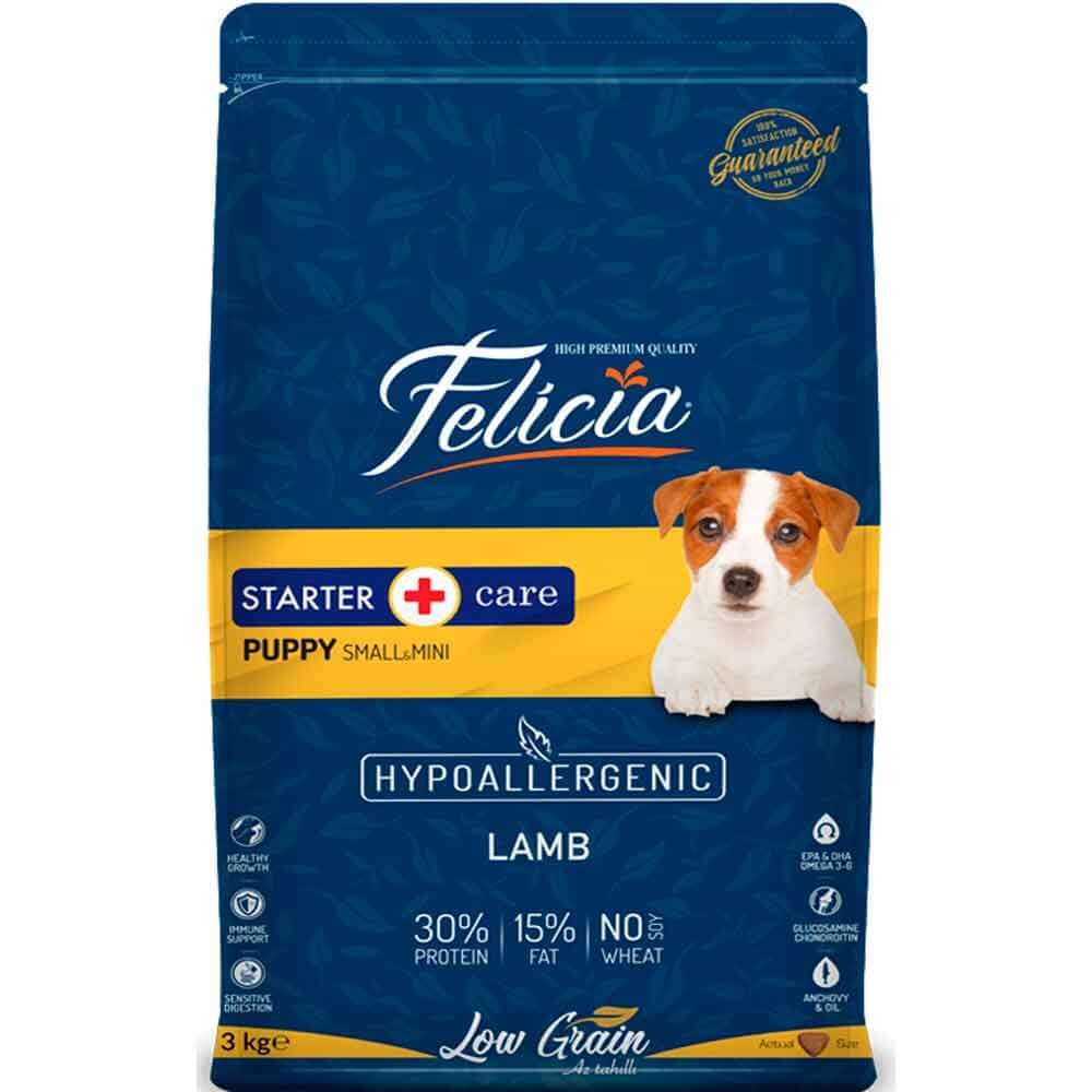 Felicia Yavru Köpek Maması Kuzulu S/M Az Tahıllı 3 Kg 8681299601189 Felicia Yavru Köpek Mamaları Amazon Pet Center