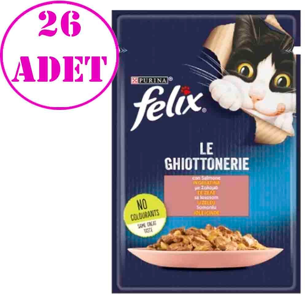 Felix Somonlu Yaş Kedi Maması 85 Gr 26 AD 32131284 Amazon Pet Center