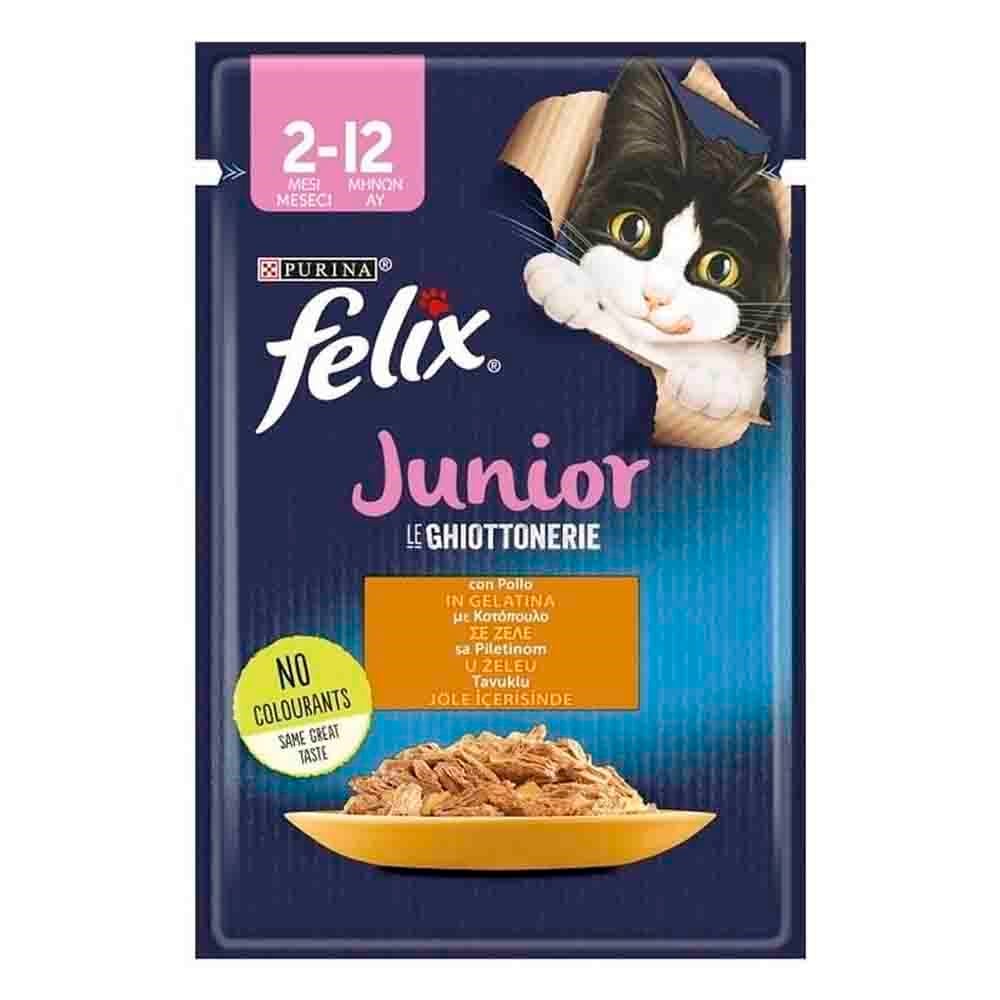 Felix Tavuklu Yaş Yavru Kedi Maması 85 Gr 7613287491084 Amazon Pet Center