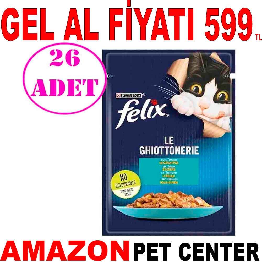 Felix Ton Balıklı Yaş Kedi Maması 85 Gr 26 AD 20047009 Amazon Pet Center