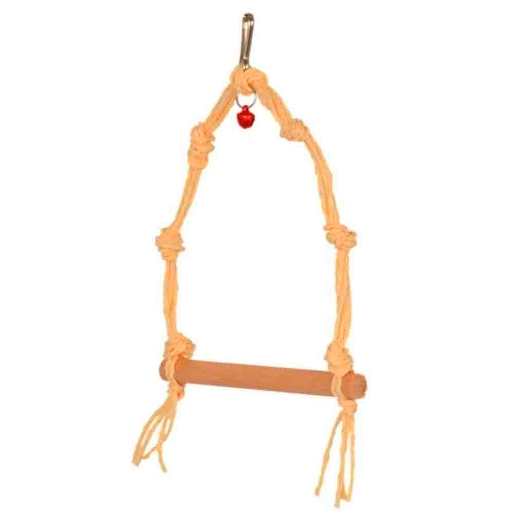 Fit Fly Kuşlar İçin İpli Zilli Düğümlü Salıncak 8681299607150 Amazon Pet Center