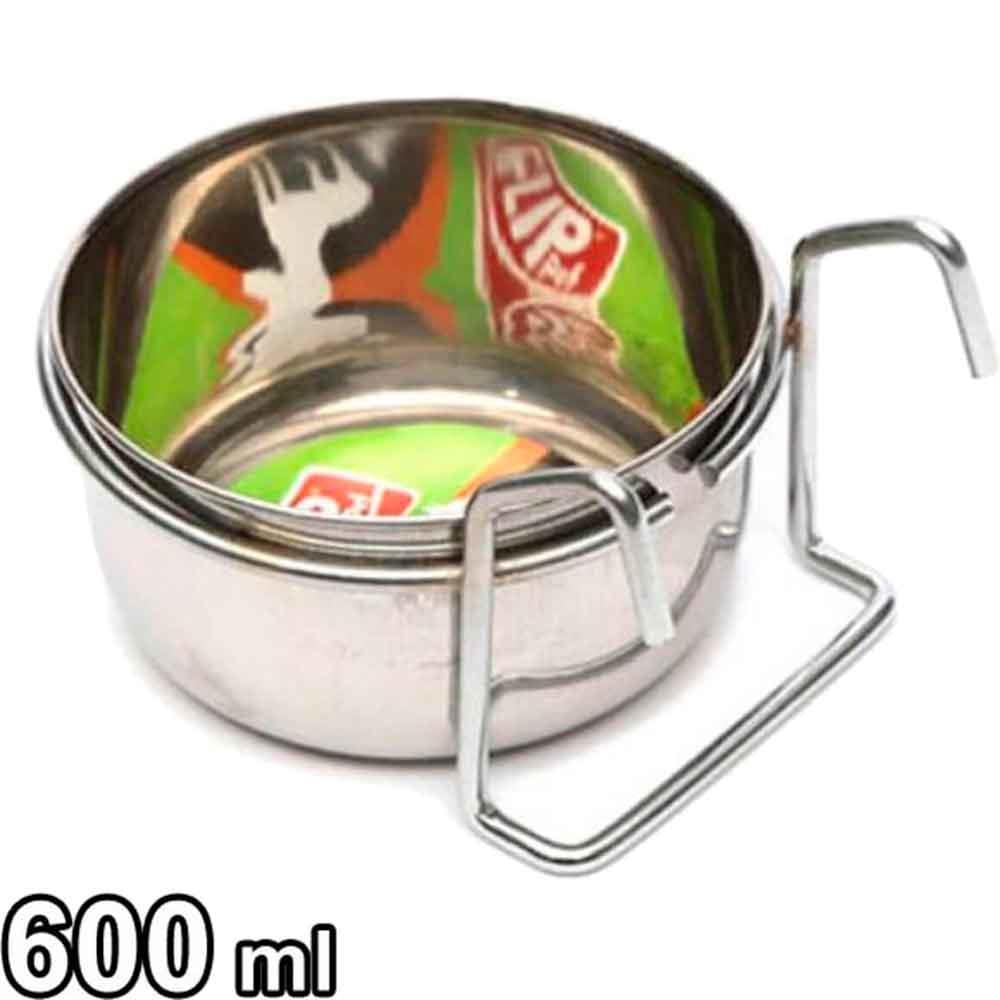 Flip Askılı Metal Papağan Yemliği 600 ml 8697421499431 Amazon Pet Center