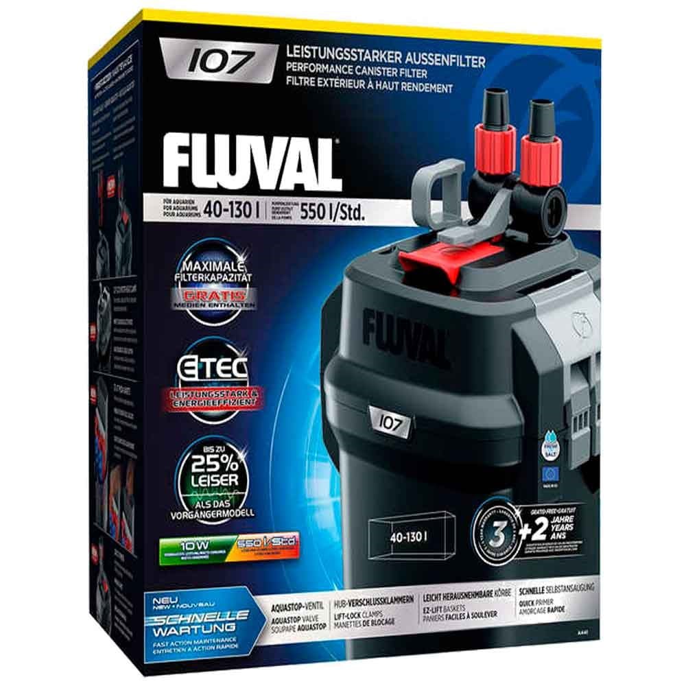 Fluval 107 Dış Filtre 550 L/H 015561104418 Fluval Akvaryum Dış Filtreleri Amazon Pet Center