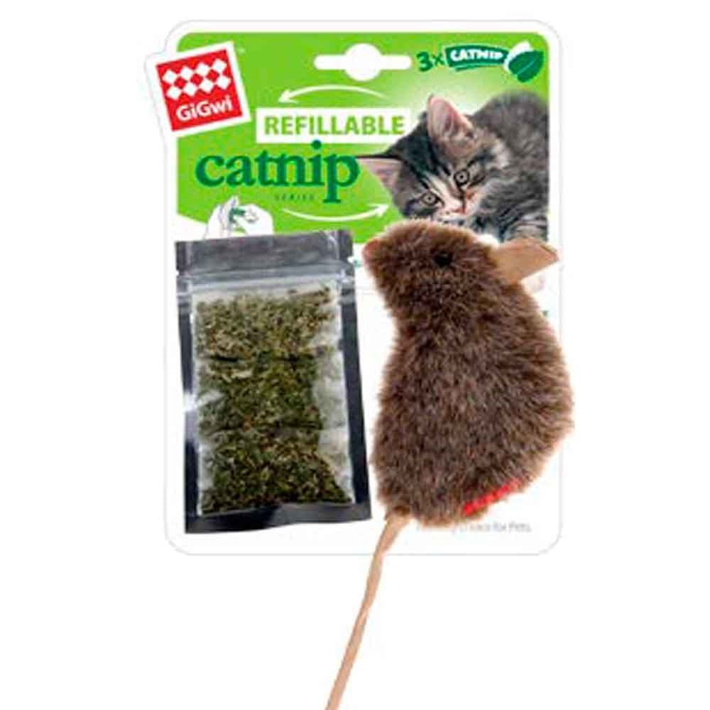 Gigwi Kedi Oyuncağı Catnip Hazneli Fare 846295070515 Amazon Pet Center