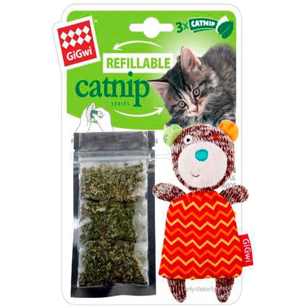 Gigwi Kedi Oyuncağı Catnipli Ayı 7057 846295070577 Amazon Pet Center