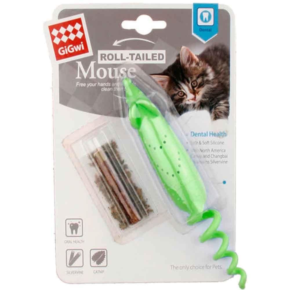 Gigwi Kedi Oyuncağı Catnipli Fare Model Yeşil 7477 846295074773 Amazon Pet Center