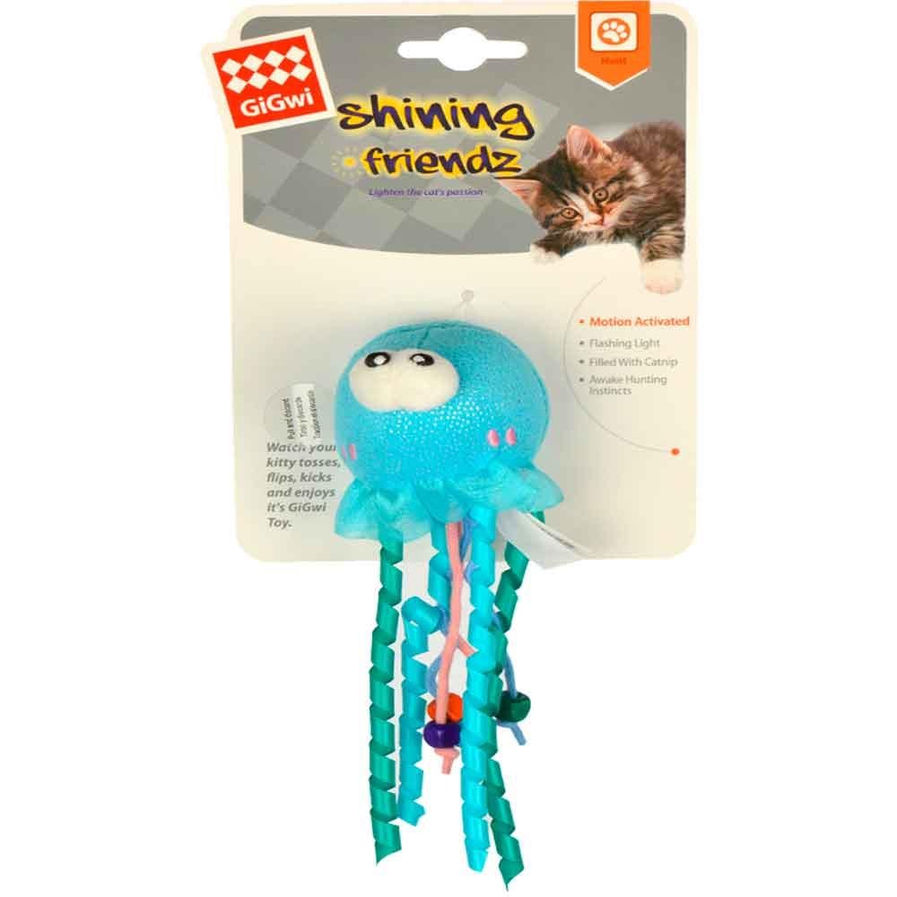 Gigwi Kedi Oyuncağı Catnipli Işıklı Ahtapot 7458 846295074582 Amazon Pet Center