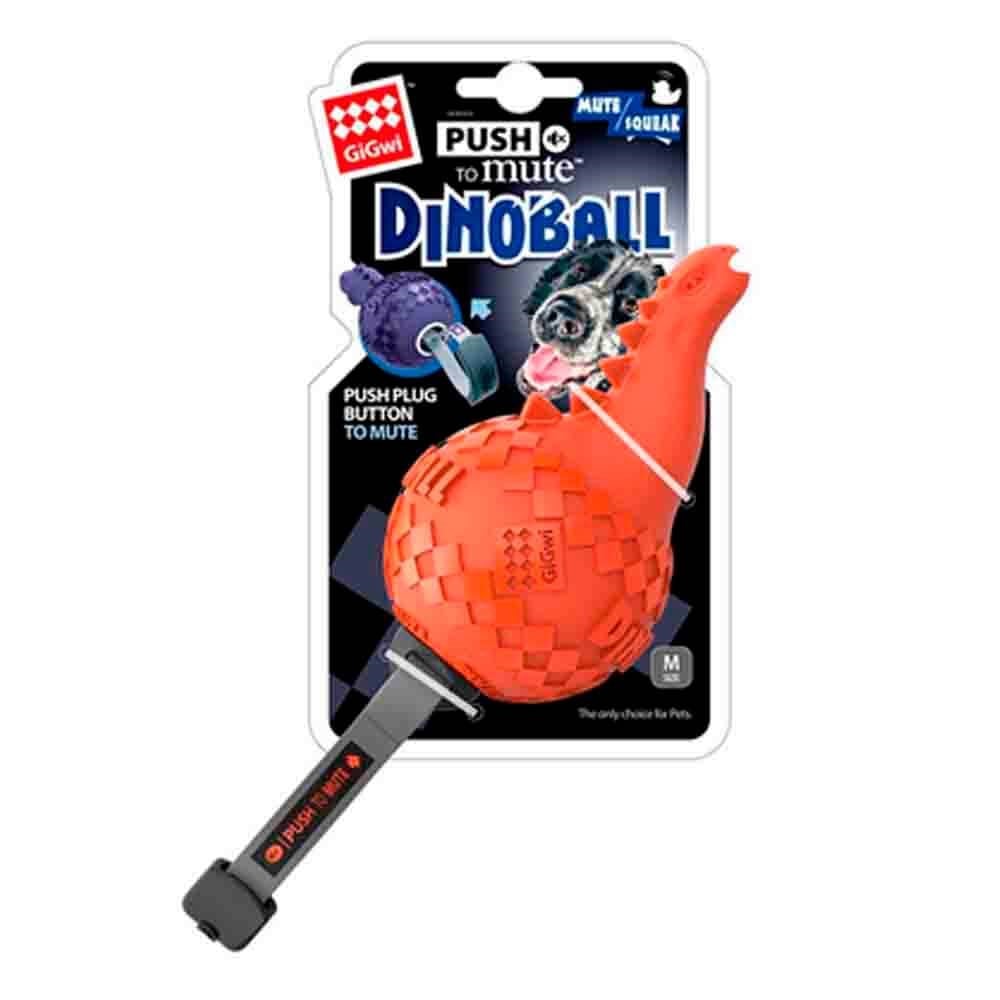 Gigwi Köpek Oyuncağı Dinoball Dinazor Turuncu Sesli 846295064705 Gigwi Kauçuk Plastik Köpek Oyuncakları Amazon Pet Center
