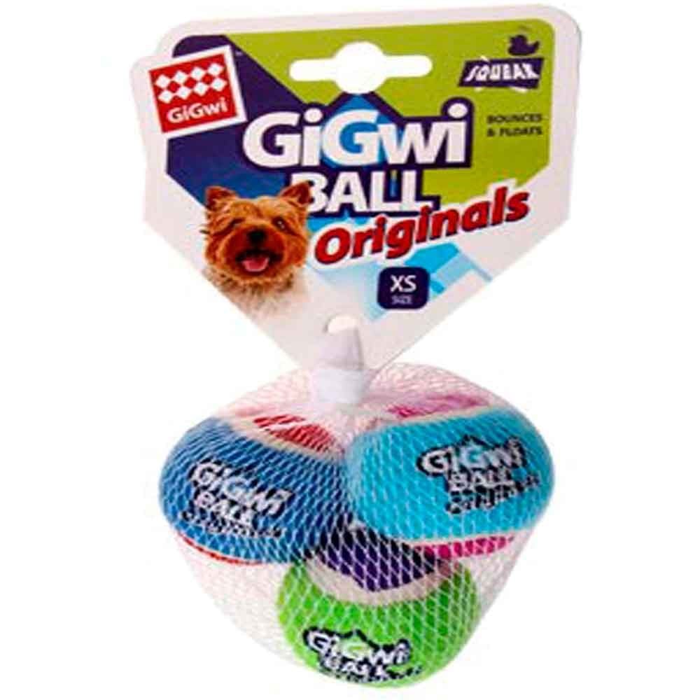 Gigwi Köpek Oyuncağı Tenis Topu 3'lü 4 cm 846295061209 Amazon Pet Center