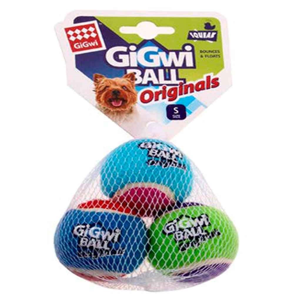Gigwi Köpek Oyuncağı Tenis Topu 3'lü Köpek Oyuncağı 5 cm 846295061193 Amazon Pet Center