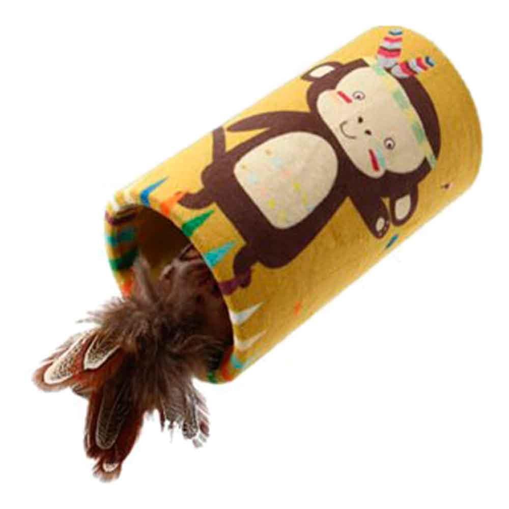 Gigwi Melody Chaser Maymun Sesli Tube Kedi Oyuncağı 846295072236 Amazon Pet Center
