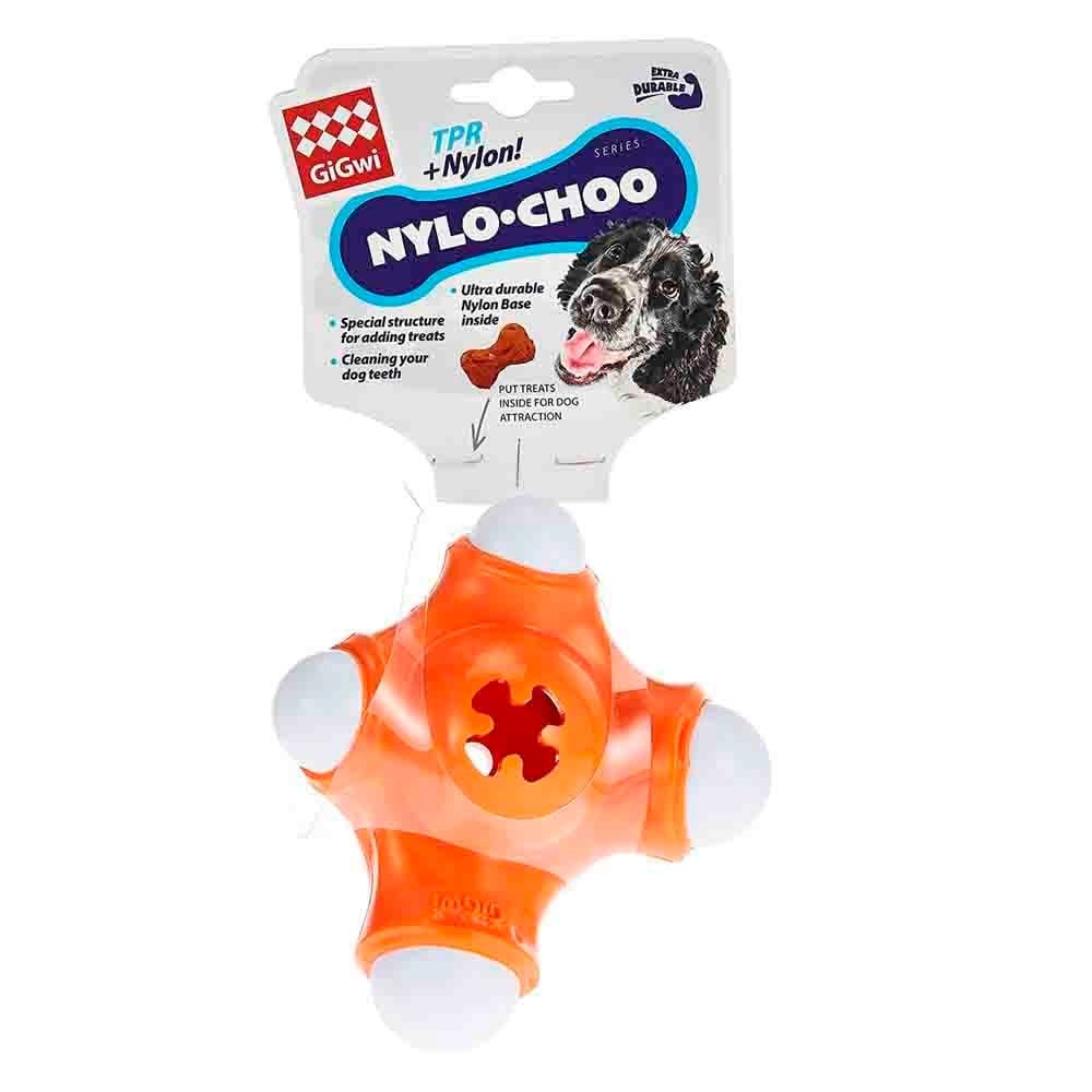 Gigwi Nylo-Choo Köpekler için Diş Kaşıyıcı Ödül Oyuncağı 15 Cm 846295084765 Amazon Pet Center