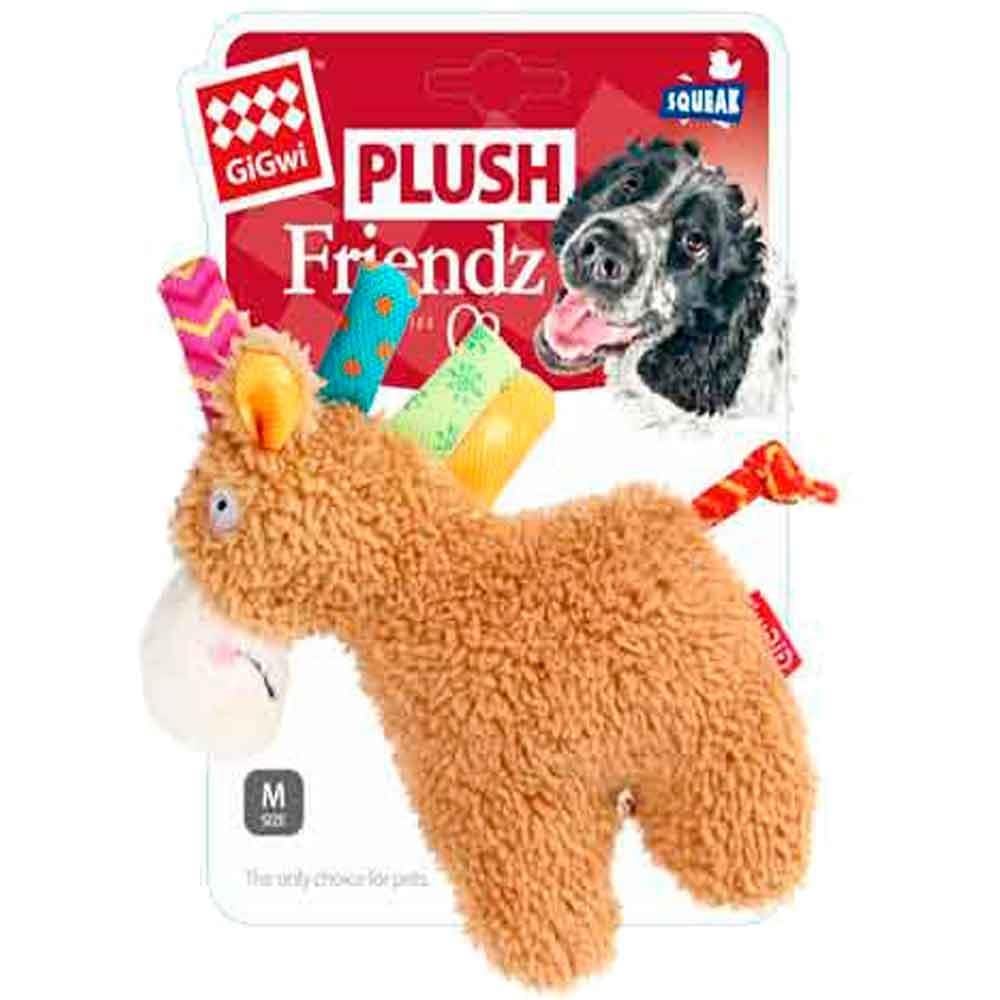 Gigwi Plush Friendz Sesli At Peluş Köpek Oyuncagı 849295061353 Amazon Pet Center