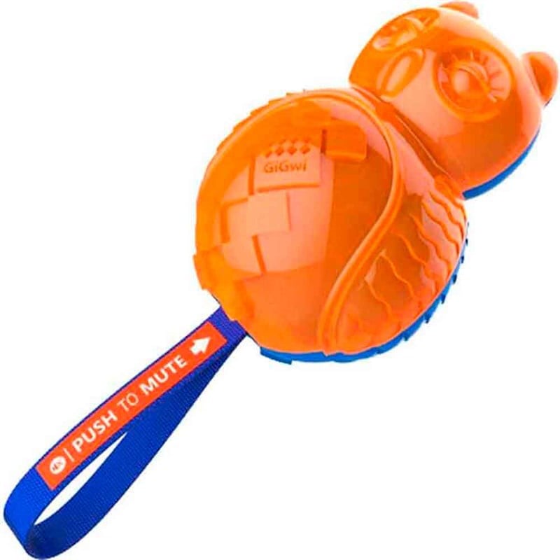Gigwi Push To Mute Baykuş Ses Kontrollü Köpek Oyuncağı 846295061742 Gigwi Kauçuk Plastik Köpek Oyuncakları Amazon Pet Center