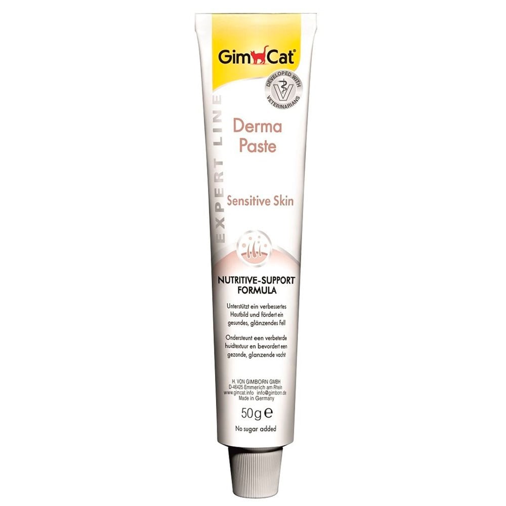GimCat Derma Sensitive Skin Tüy Sağlığı Destekleyici Kedi Macunu 50gr 4002064418759 Amazon Pet Center