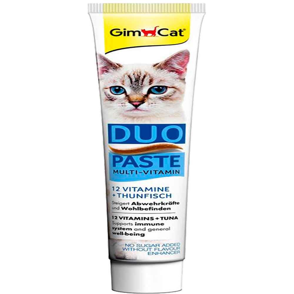 GimCat Multi Vitamin Duo Paste Tuna 12 Vitaminli Kedi Macunu 50 Gr 4002064421858 Amazon Pet Center