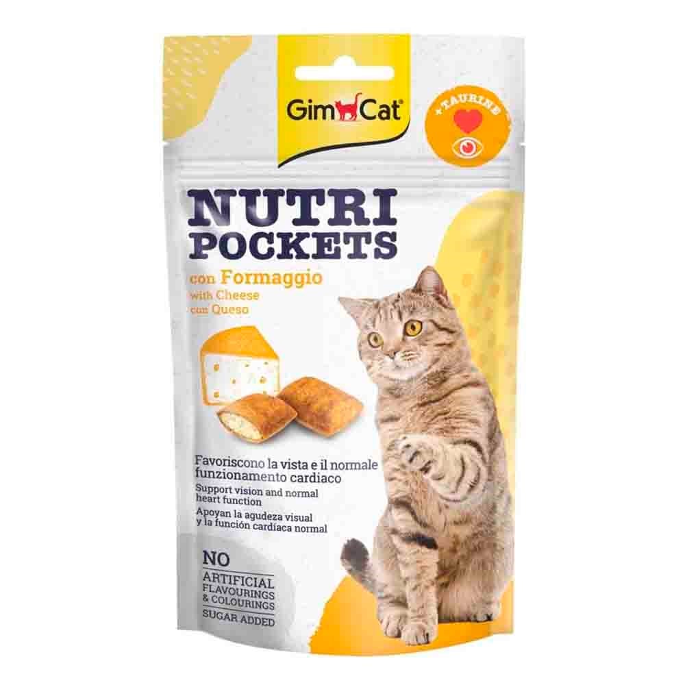 GimCat Nutripockets Peynirli ve Taurinli Kedi Ödülü 60gr 4002064400716 Amazon Pet Center