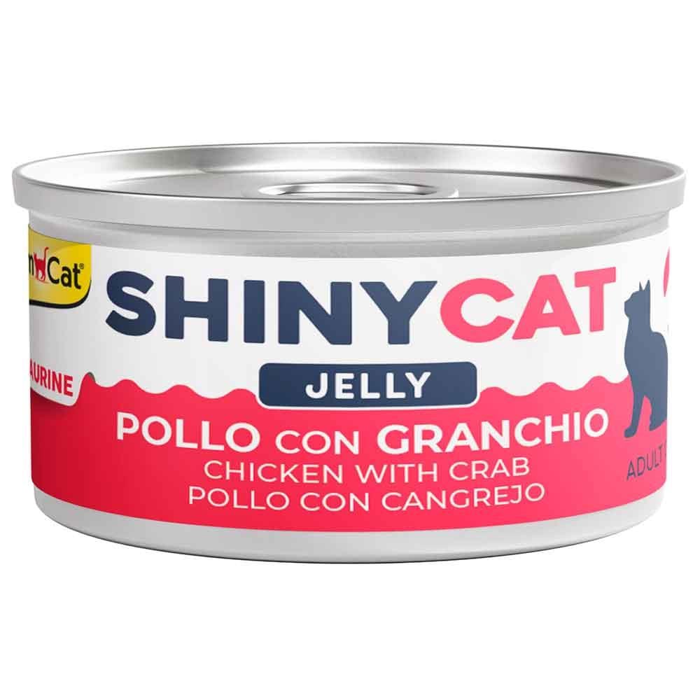 Gimcat Shiny Cat Jel İçinde Tavuk ve Yengeçli Kedi Konservesi 70 gr 4002064413136 Amazon Pet Center