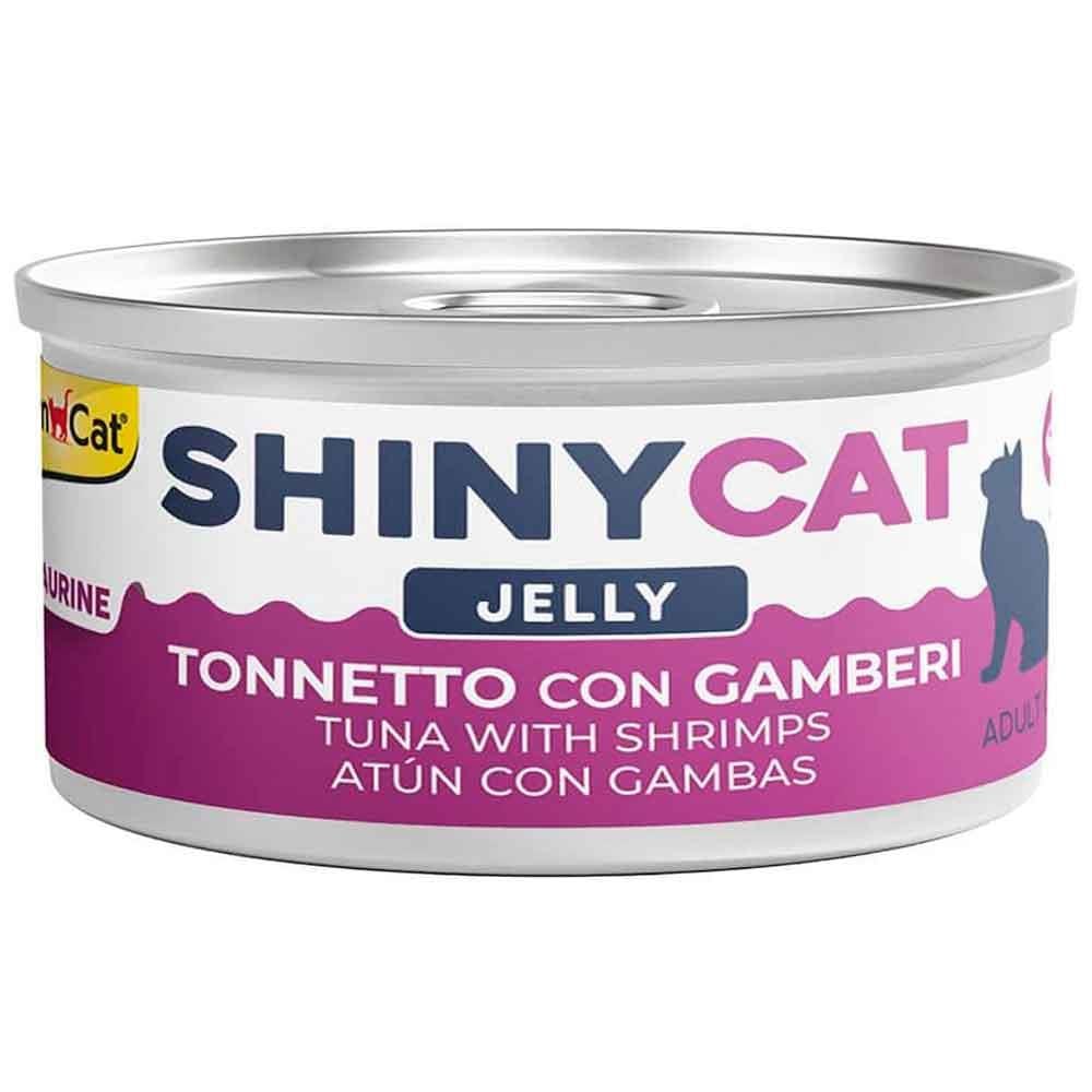 Gimcat Shiny Cat Jel içinde Ton Balıklı ve Karidesli Konserve 70 gr 4002064413099 Amazon Pet Center