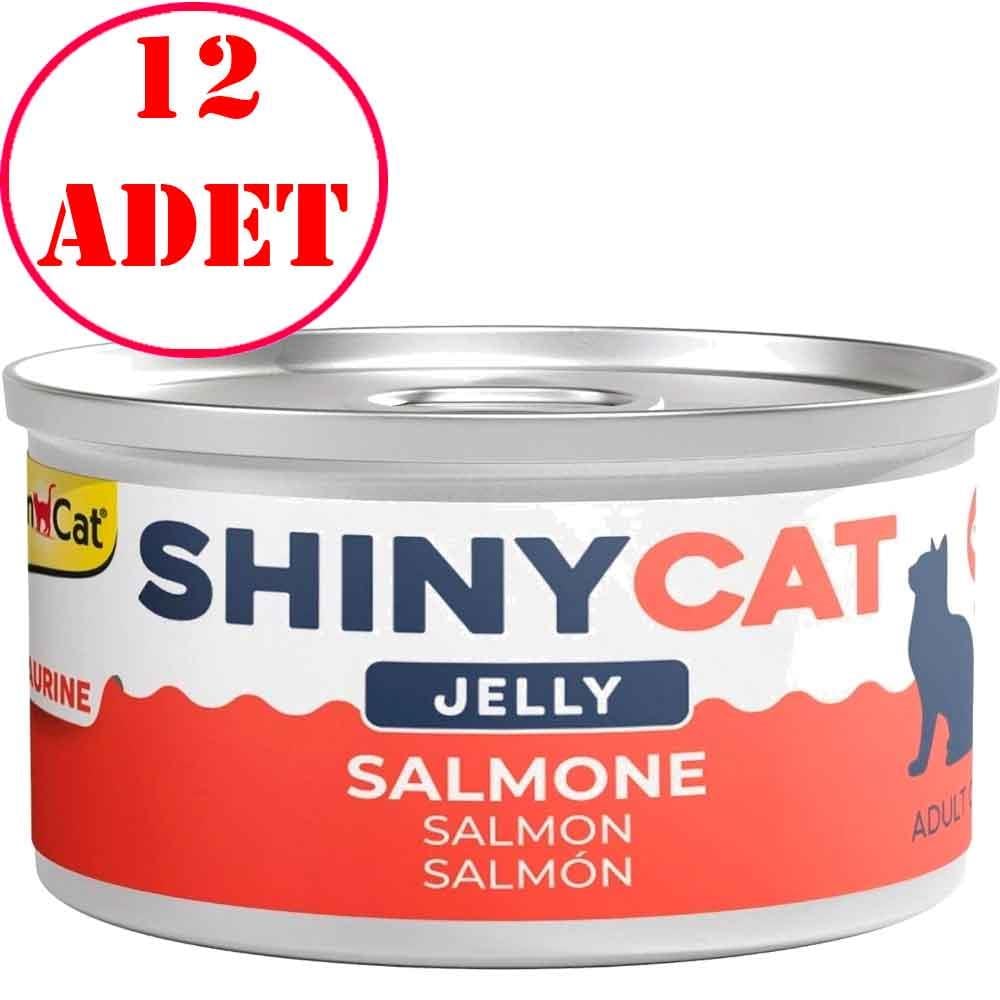 Gimcat Shinycat Kedi Konservesi Jöleli Somon Balıklı 70 Gr 12 AD 22094001 Amazon Pet Center
