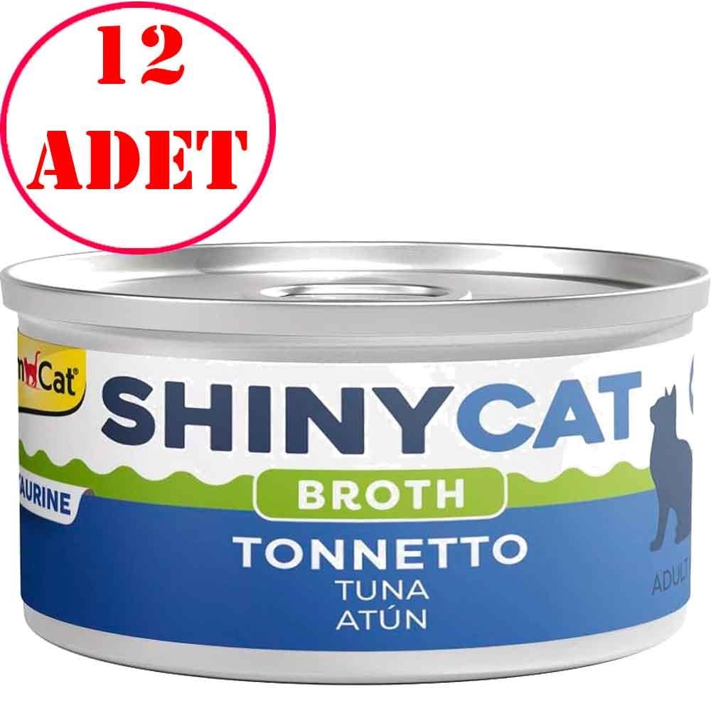 Gimcat Shinycat Kedi Konservesi Soslu Ton Balıklı 70 Gr 12 AD 22103000 Amazon Pet Center