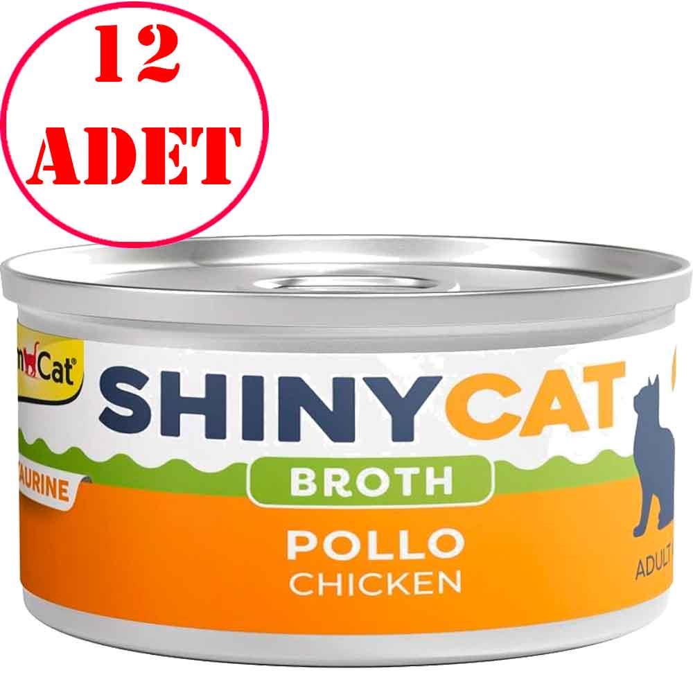 Gimcat Shinycat Kedi Konservesi Soslu Tavuklu 70 Gr 12 AD 22106001 Amazon Pet Center
