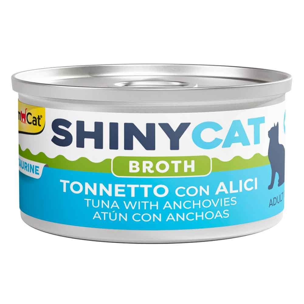 Gimcat Shinycat Kedi Konservesi Ton Balıklı ve Ançuezli 70 Gr 4002064416809 Amazon Pet Center