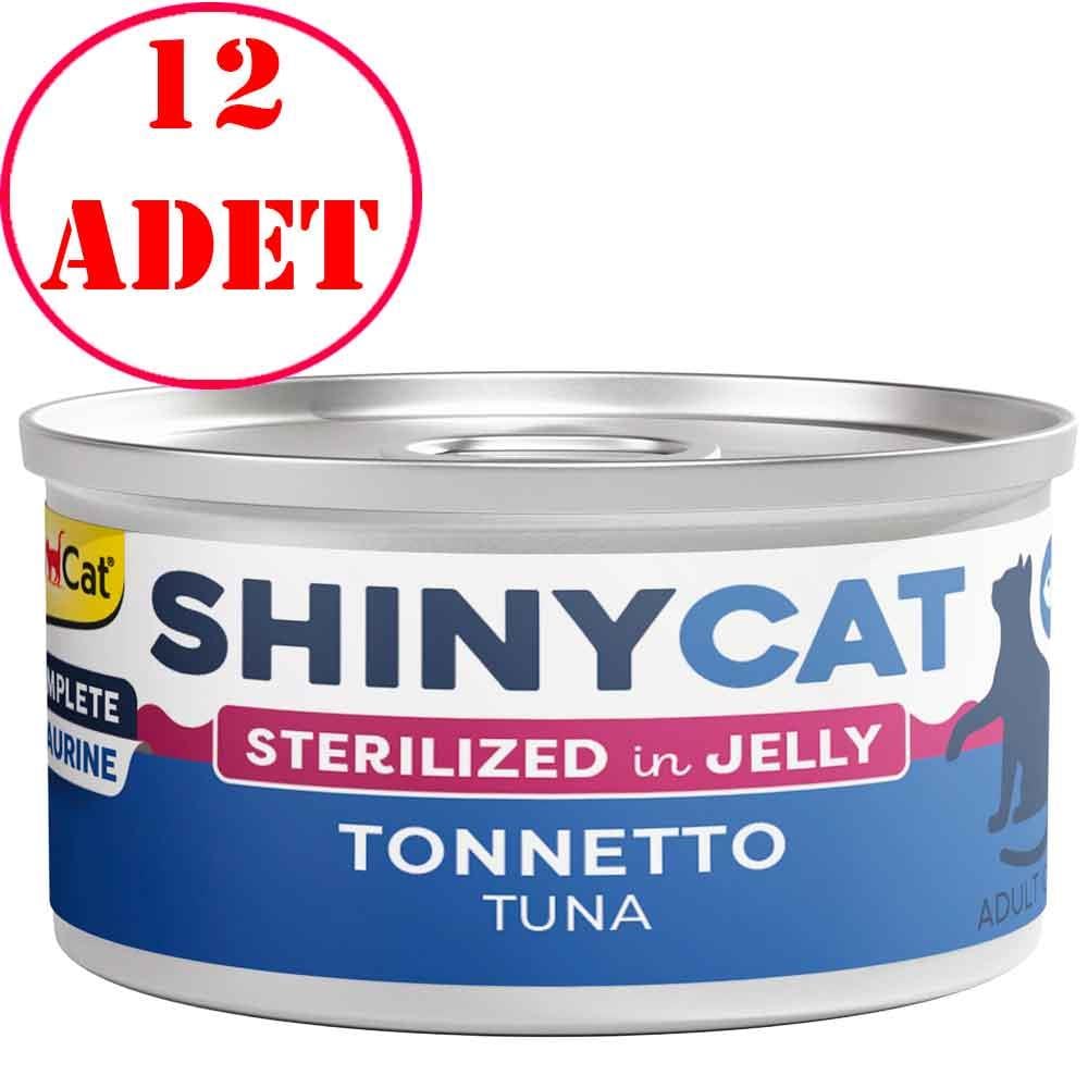 Gimcat Shinycat Kısır Kedi Konservesi Ton Balıklı 70 Gr 12 AD 22076007 Amazon Pet Center
